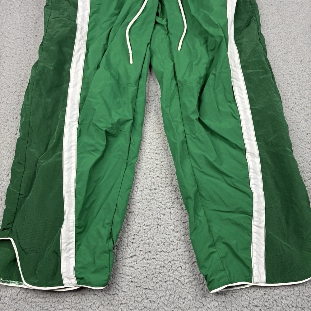 Free People FP Movement Champ Is Here Track Pants Medium Green Nylon Wide Leg